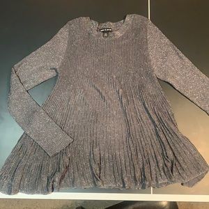 Sparkly Silver Sweater